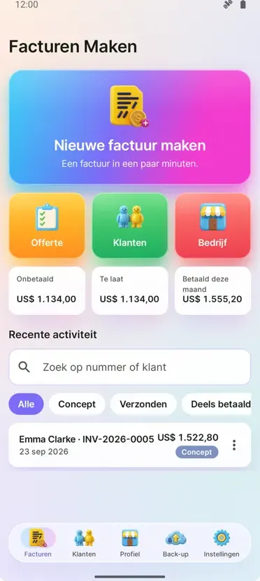 Factuurmaker: PDF & Offertes