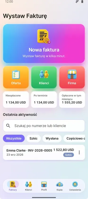 Faktury i Kosztorysy PDF