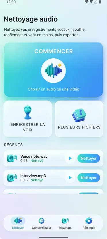 Noise Remover: Audio Propre