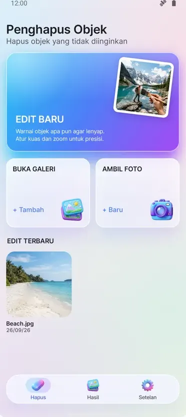 Penghapus Objek: Hapus Item