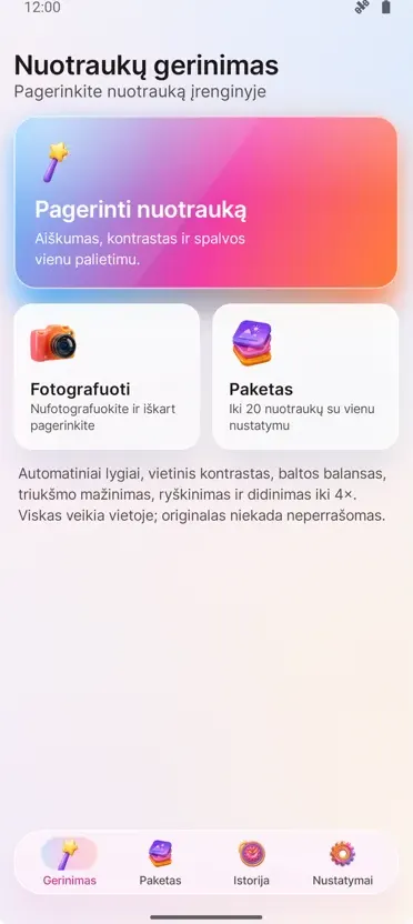 Nuotraukų Gerinimas