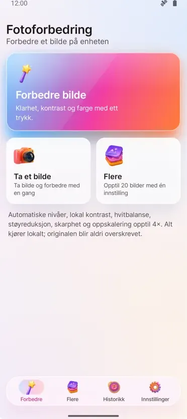 Bildeforbedrer: Fiks bilder