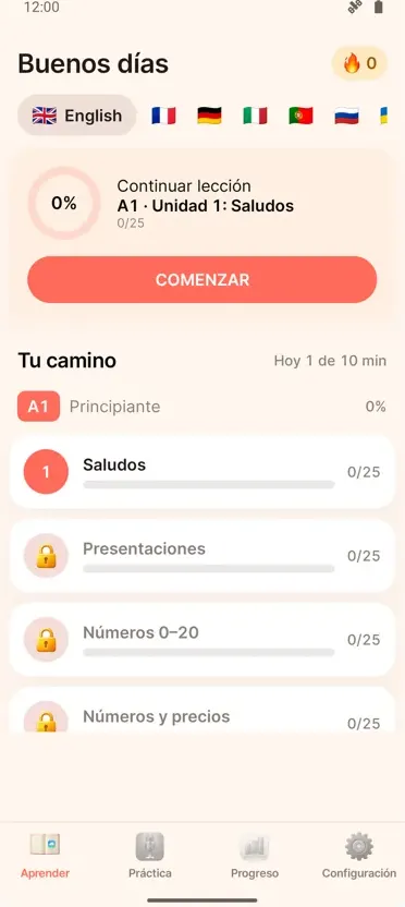Entrenador de Pronunciación