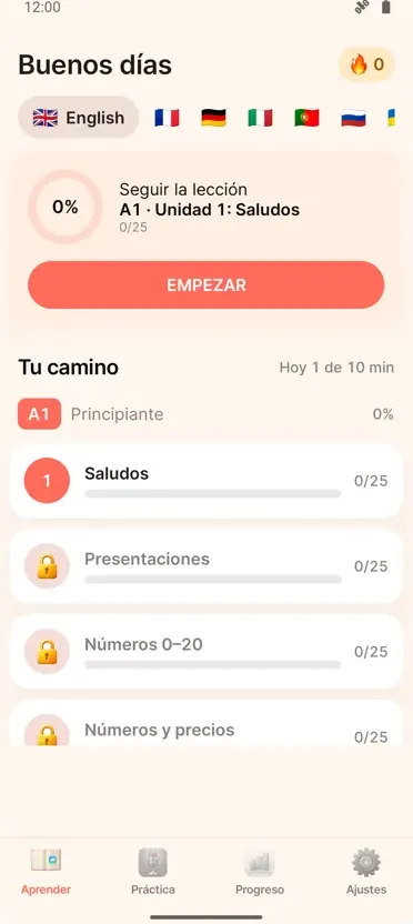 Entrenador de Pronunciación