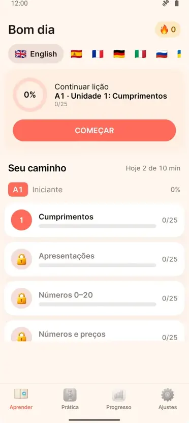Treinador de Pronúncia