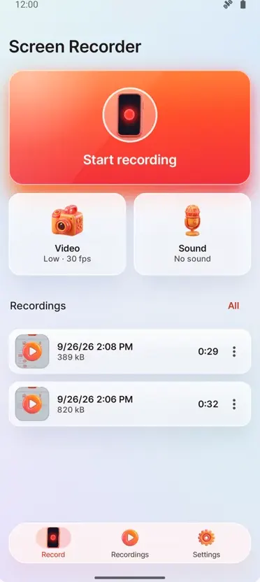 Screen Recorder: HD Record