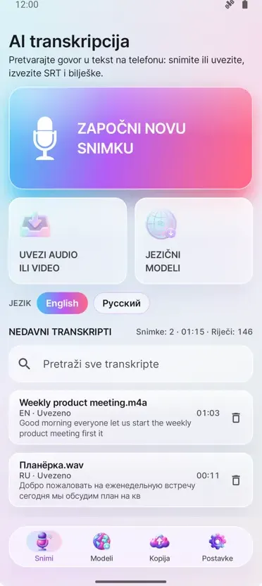 AI Transkripcija i Titlovi