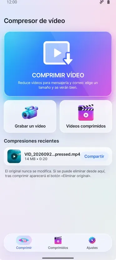 Compresor de vídeo