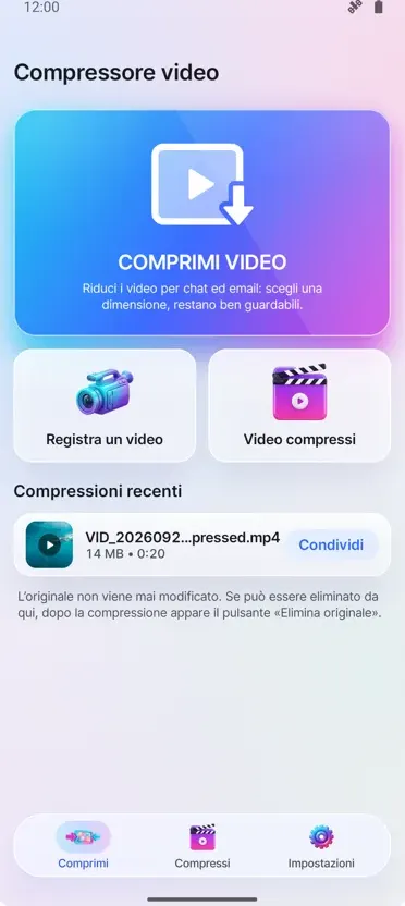 Compressore Video