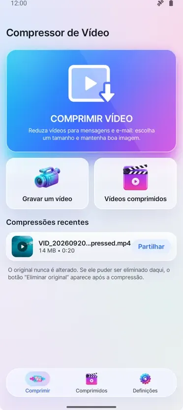 Compressor de Vídeo