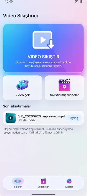 Video Sıkıştırıcı
