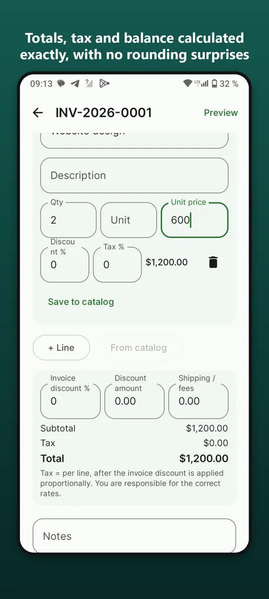 Invoice Maker: Billing PDF — screenshot 3