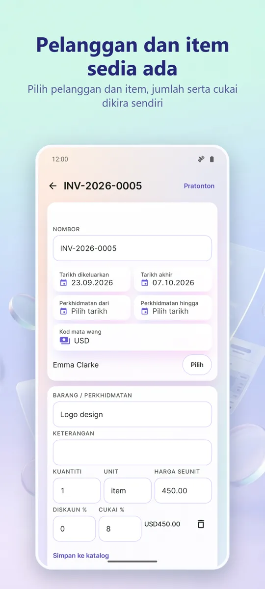Invoice Maker: PDF Pengebilan: 