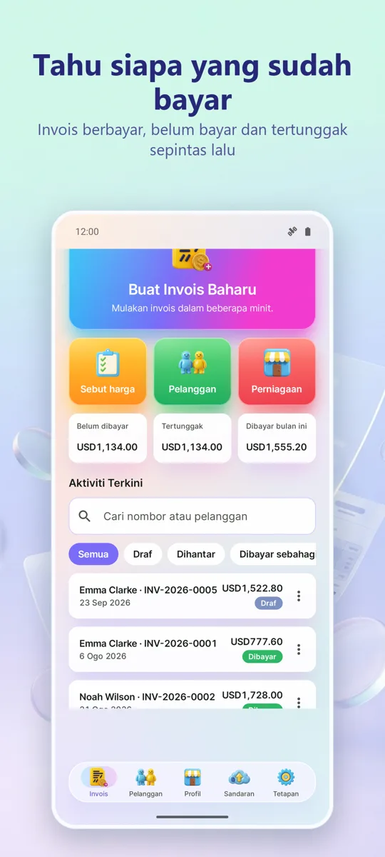 Invoice Maker: PDF Pengebilan: 