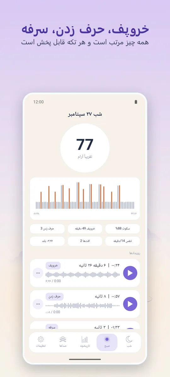 ضبط‌کننده شب: 