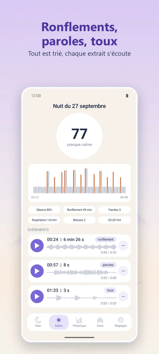 Enregistreur de nuit: 