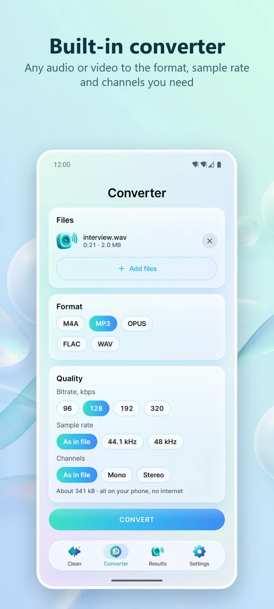 Noise Remover: Clean Audio — screenshot 4