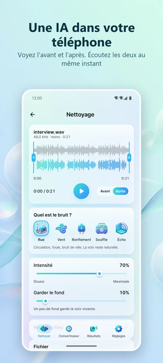 Noise Remover: Audio Propre: 