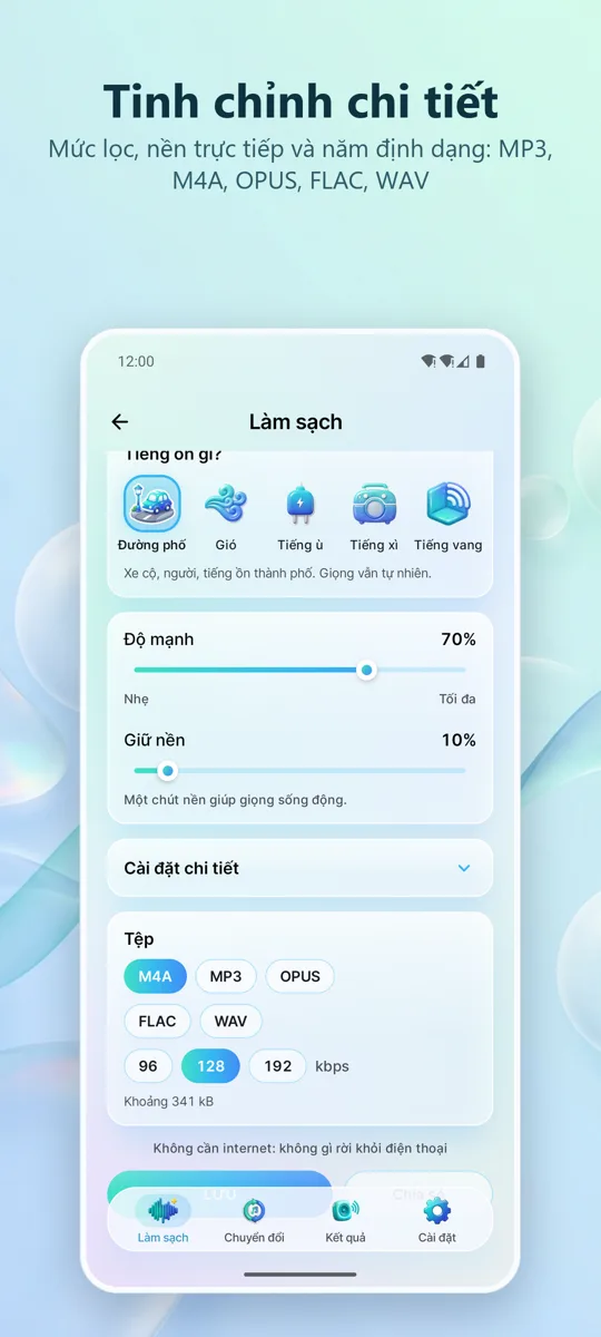 Loại Bỏ Tiếng Ồn: 