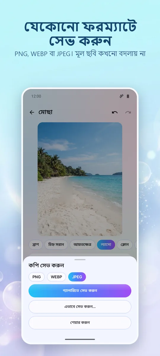 অবজেক্ট ইরেজার: আইটেম সরান: 