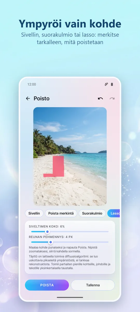 Object Eraser: Poista kohde: 