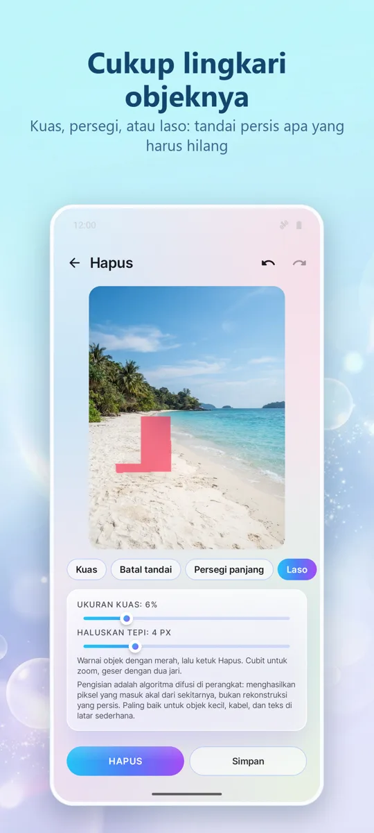 Penghapus Objek: Hapus Item: 