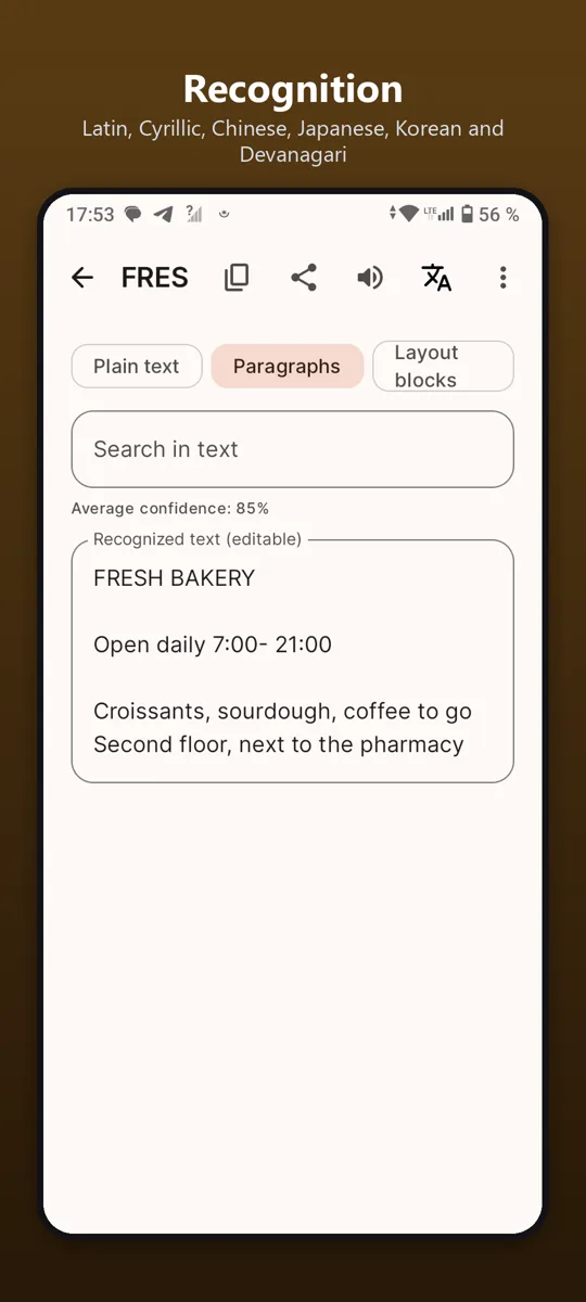OCR Scanner: Image to Text — screenshot 2