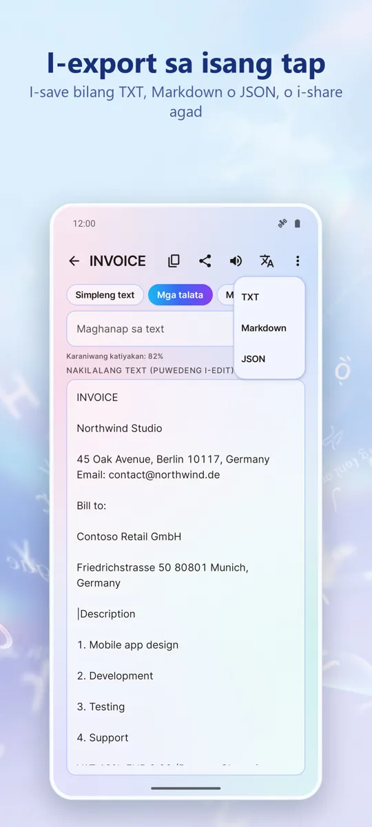 OCR Scanner: Larawan sa Teksto: screenshot 3