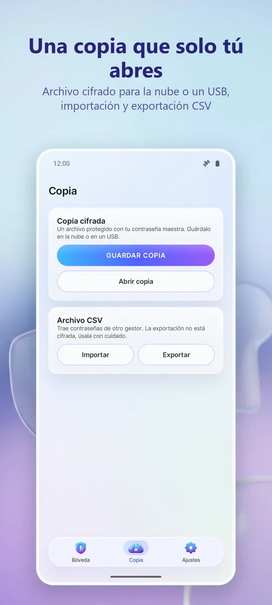 Gestor de Contraseñas: Bóveda: 
