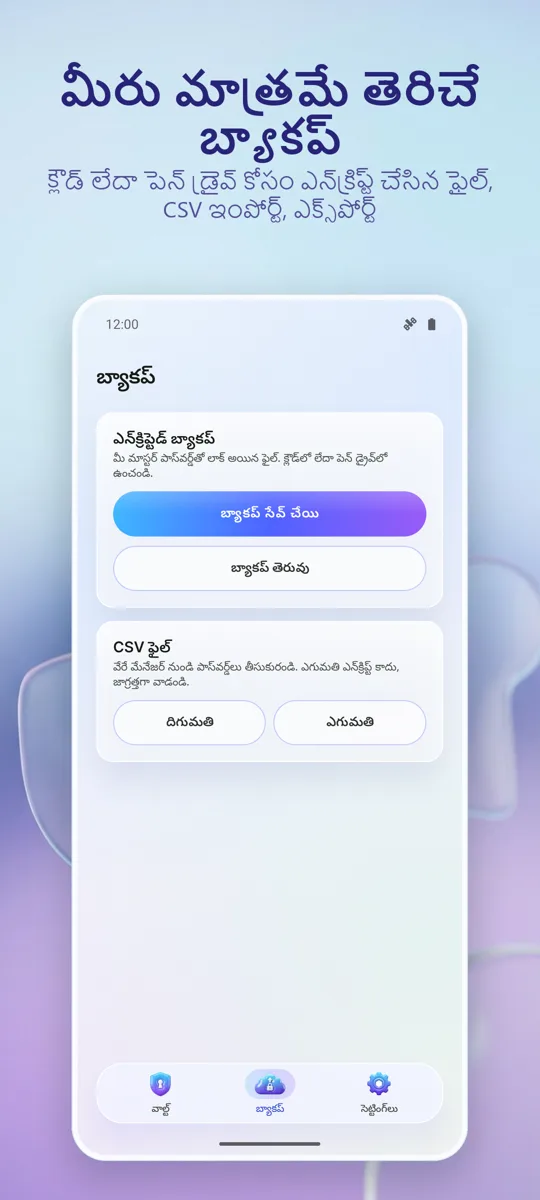 పాస్‌వర్డ్ మేనేజర్: వాల్ట్: 