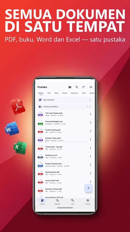PDF Reader Max: skrin utama