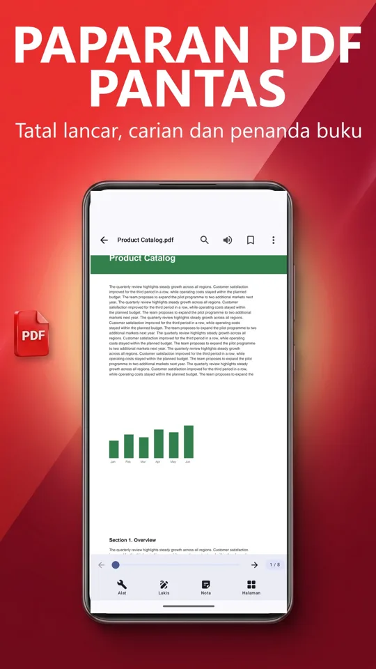 PDF Reader Max: tangkapan skrin 2