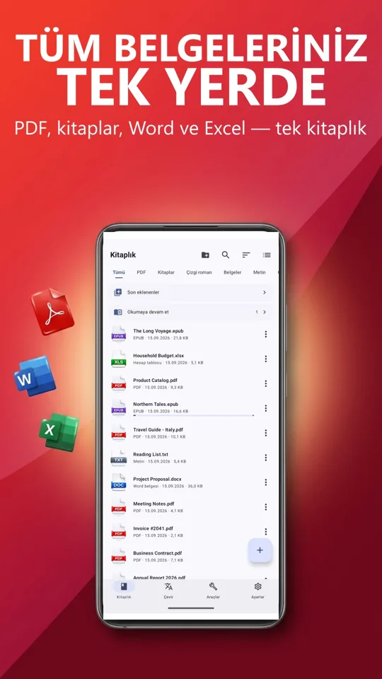PDF Reader Max: ana ekran