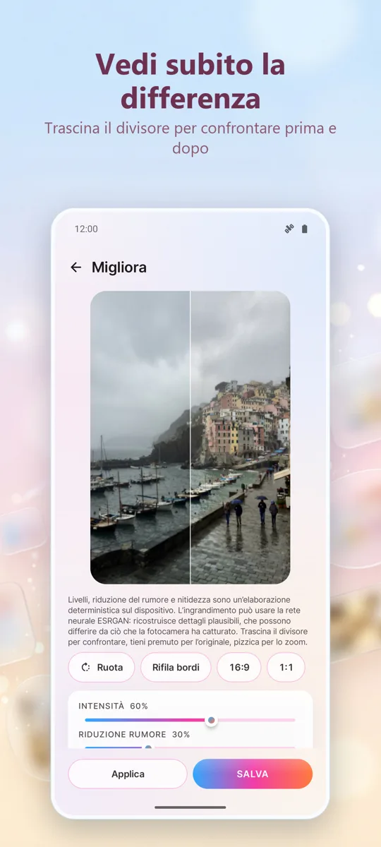 Migliora Foto: Correggi: 