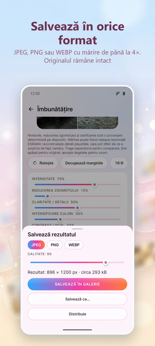 Îmbunătățire Foto: Reparare: captură de ecran 4