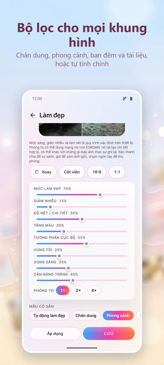Tăng Cường Ảnh: Sửa Ảnh: 