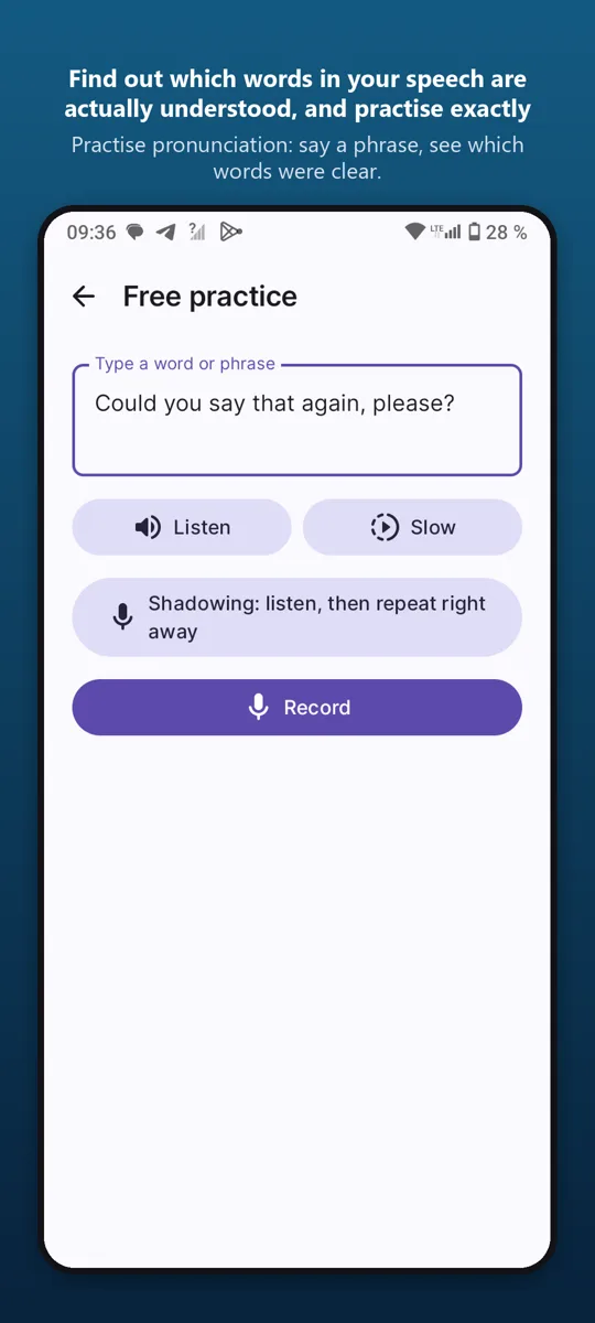 Pronunciation Coach — screenshot 4