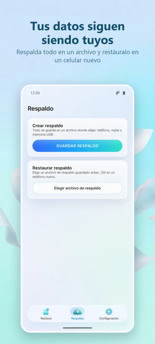 Escáner de Recibos: Gastos: 
