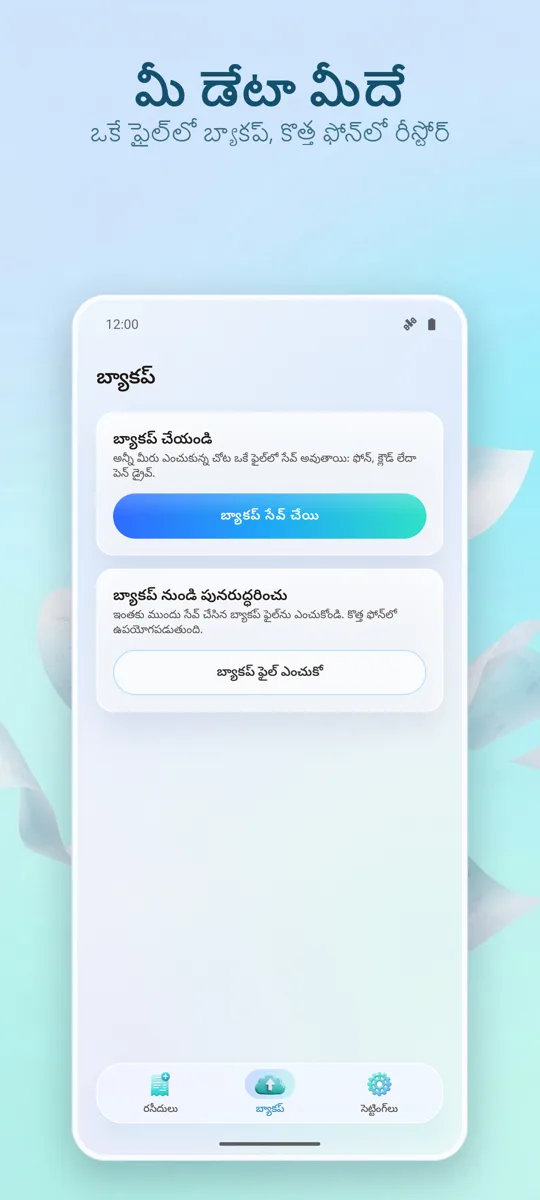 రసీదు స్కానర్: ఖర్చులు: 