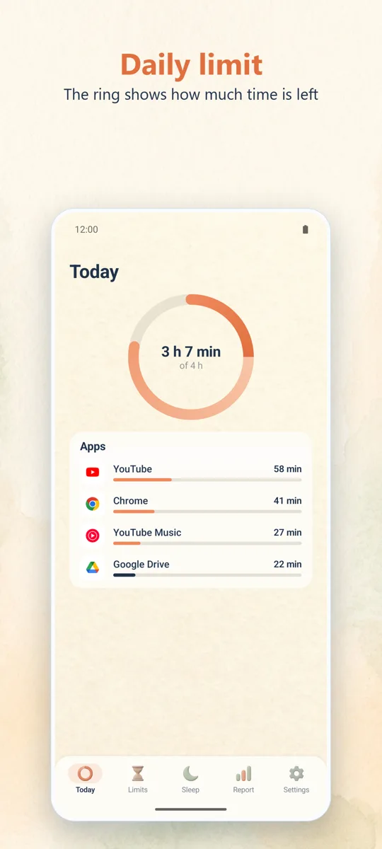 Parental Control: main screen