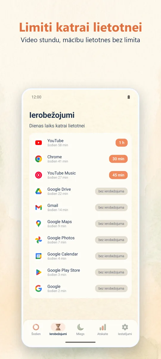 Vecāku kontrole: 