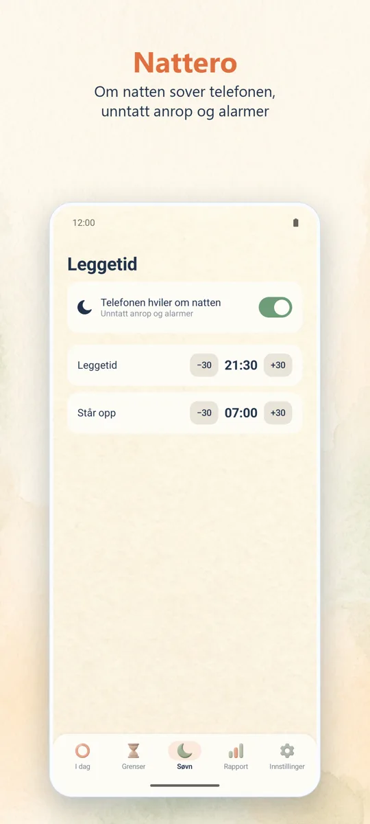 Foreldrekontroll: skjermbilde 3