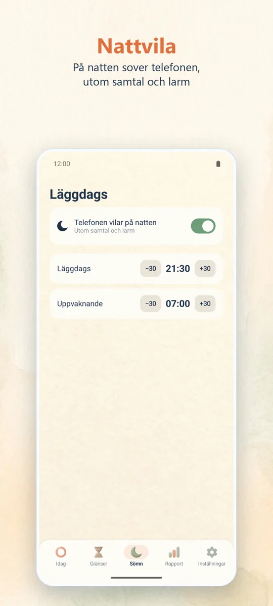 Föräldrakontroll: skärmbild 3
