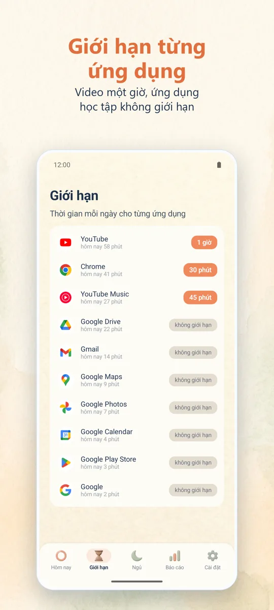 Kiểm soát của phụ huynh: ảnh chụp màn hình 2