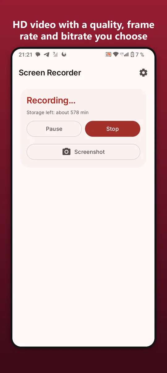 Screen Recorder: HD Record — screenshot 3