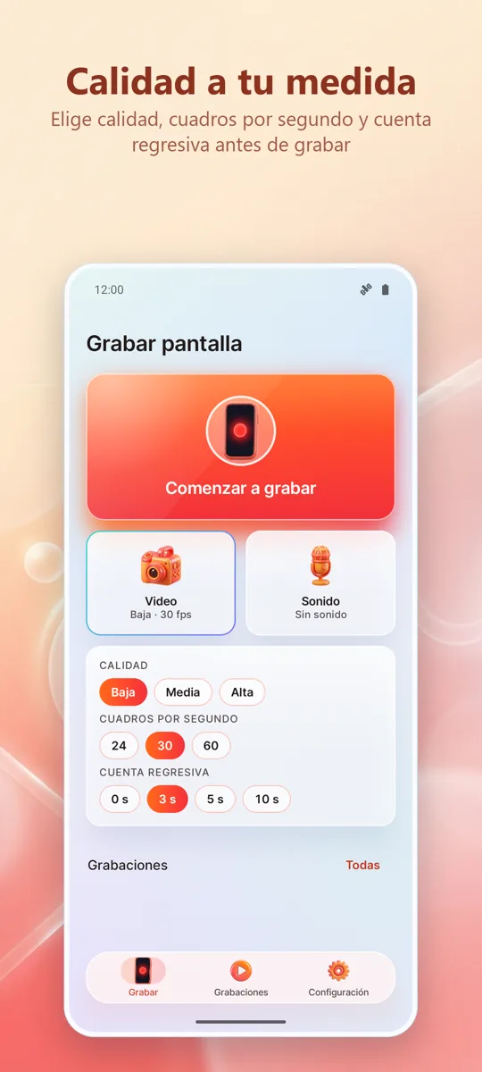 Grabador Pantalla: HD Video: captura de pantalla 2