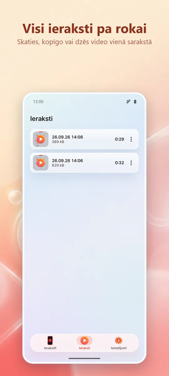 Ekrāna ierakstītājs: 