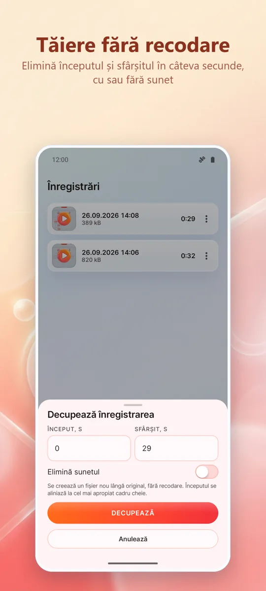 Screen Recorder: 