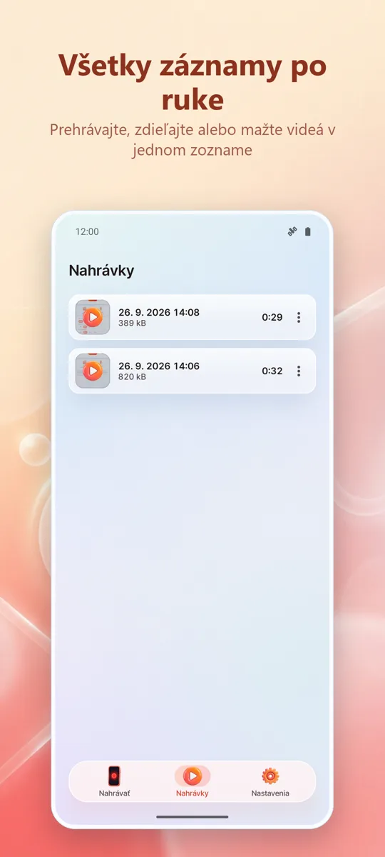 Screen Recorder: HD Záznam: snímka obrazovky 3