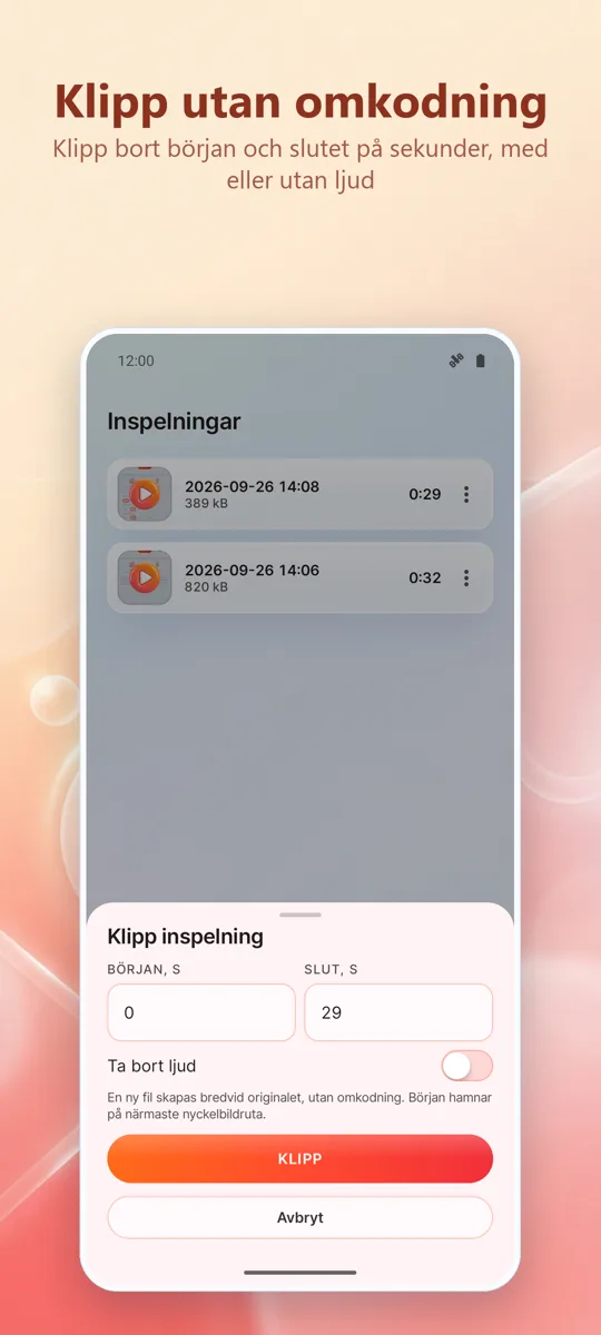 Skärminspelare: HD-inspelning: skärmbild 4